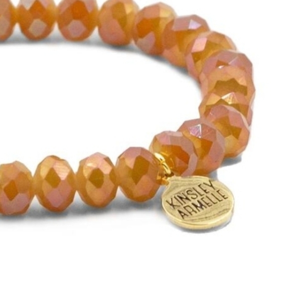 New Kinsley Armelle Halo Collection Sunburst Beaded Bracelet - Picture 2 of 2